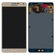 Дисплей для Samsung A700 Galaxy A7, золотистий, без рамки, Оригінал (переклеєне скло)