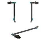 Шлейф для iPad Pro 12.9 2015 (1h Gen), конектора навушників, чорний, з компонентами