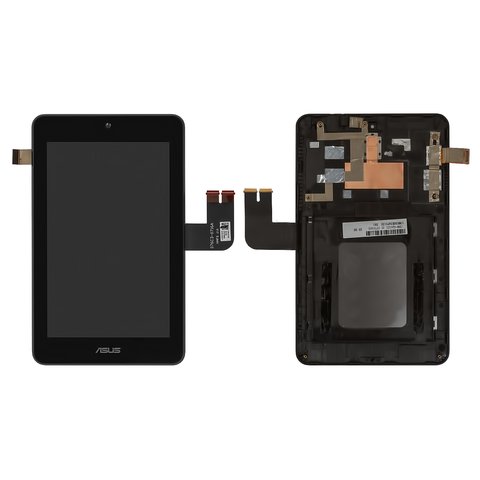 Дисплей для Asus MeMO Pad HD7 ME173X K00B , черный, с рамкой, #LD070WX4 SM01 LD070WX3 SL01