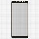 Захисне скло All Spares для Samsung A730 Galaxy A8+ (2018), 5D Full Glue, чорний, шар клею нанесений по всій поверхні