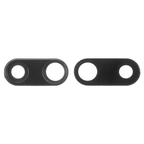 Скло камери для iPhone 7 Plus, чорне, з рамкою