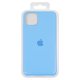 Чехол для iPhone 11 Pro Max, синий, Original Soft Case, силикон, cornflower (53)