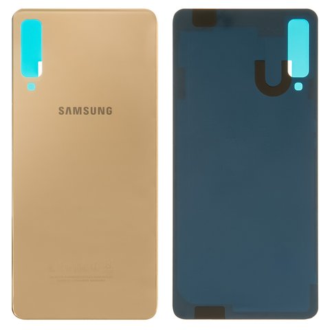 Задня панель корпуса для Samsung A750 Galaxy A7 2018 , золотиста