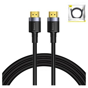Кабель HDMI Baseus Cafule, HDMI, 3 м, чорний, #CADKLF G01