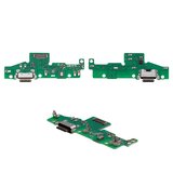 Шлейф для Motorola Moto G40 Fusion, Moto G60, конектора зарядки, з мікрофоном, High Copy, плата зарядки, XT2135