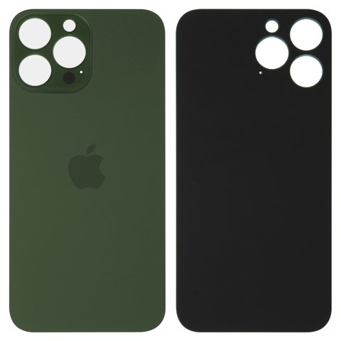Задняя панель корпуса для iPhone 13 Pro Max, зеленая, не нужно снимать стекло камеры, alpine Green, big hole
