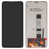 Дисплей для Xiaomi Poco M3, Redmi 9T, черный, без рамки, Оригинал (переклеено стекло)