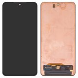 Дисплей для Samsung G990B Galaxy S21 FE 5G, черный, без рамки, Оригинал (переклеено стекло)