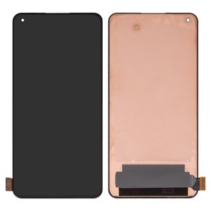Дисплей для Xiaomi Mi 11 Lite, Mi 11 Lite 5G, чорний, без рамки, Оригінал переклеєне скло , #WM6556Z21 1