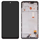 Дисплей для Xiaomi Redmi Note 12 Pro 4G, чорний, з рамкою, Сopy, (TFT)