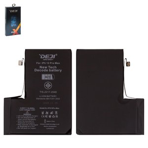 Акумулятор Deji для Apple iPhone 12 Pro Max, Li ion, 3,83 B, 4410 мАг, збільшена ємність, без помилки, decode battery