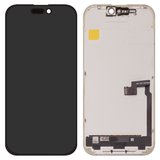 Дисплей для iPhone 16 Pro, чорний, з рамкою, без помилки, (OLED) hard diagnosable, DD-OLED