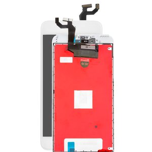 Дисплей для iPhone 6S Plus, белый, с рамкой, High Copy, HC