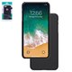 Case Nillkin Super Frosted Shield compatible with iPhone XS Max, (black, with support, with logo hole, matt, plastic) #6902048164680