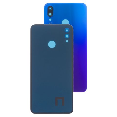 Задняя панель корпуса для Huawei Nova 3i, P Smart Plus, фиолетовая, со стеклом камеры, iris purple