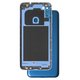 Housing Back Cover compatible with Samsung A115 Galaxy A11, (dark blue, with camera lens)