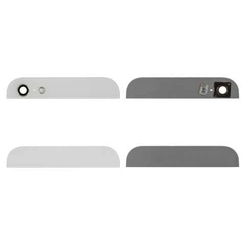 Top + Bottom Housing Panel compatible with Apple iPhone 5, white 