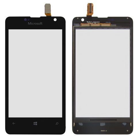 Touchscreen compatible with Microsoft Nokia  430 Lumia, black 