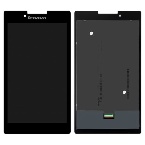 LCD compatible with Lenovo Tab 2 A7 30, Tab 2 A7 30DC, Tab 2 A7 30F, black, without frame  #P070ACB DB1 REV.A3