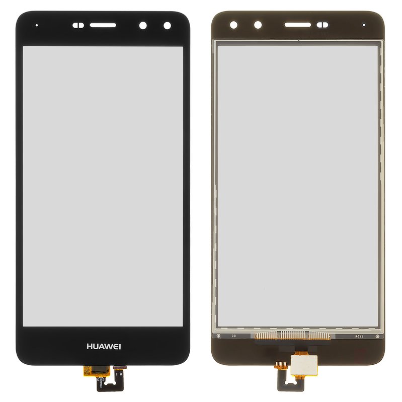 Cristal táctil puede usarse con Huawei Honor 6 Play, Nova Young, Y6 (2017),  negro, MYA-L03/L23, L02/L22. MYA-AL10/TL10 - All Spares