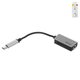 Adaptador Baseus L40, soporta micrófono, de USB tipo-C a 3.5 mm 2 en 1, USB tipo C, TRRS 3.5 mm, plateado, 1.5 A, #CATL40-0S
