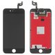 LCD compatible with iPhone 6S, (black, with frame, AAA, Tianma+)