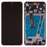 Pantalla LCD puede usarse con Huawei P30 Lite (2020) New Edition, negro, con marco, Original (PRC), Marie-L21BX