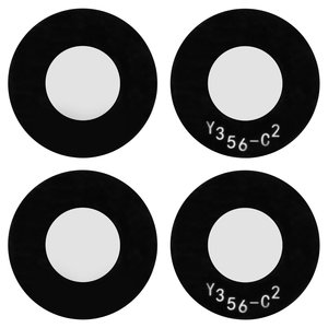 Camera Lens compatible with Xiaomi Poco X5 5G, Redmi Note 12 5G, black, set 2 pcs. 