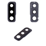 Camera Lens compatible with Samsung A507 Galaxy A50s, (black, with frames)
