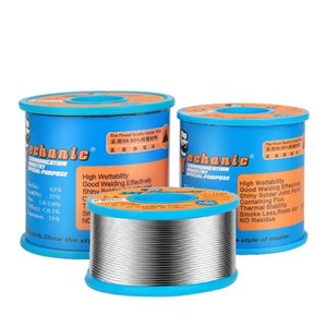 Estaño Mechanic WZ 100, Sn 63% , Pb 37%, flux 1 3%, 0,8 mm, 200 g