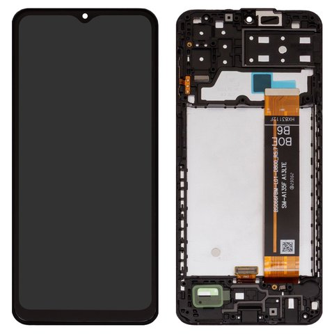 Дисплей для Samsung A135 Galaxy A13, M135 Galaxy M13, черный, с рамкой, Original PRC , BS066FBM L01 D800_R5.7