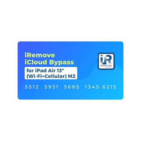 iRemove iCloud Bypass for iPad Air 13" Wi Fi+Cellular  M2