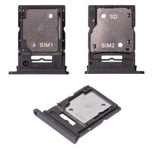 SIM Card Holder compatible with Xiaomi Redmi Note 13 4G, black, midnight black 