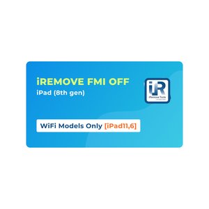 iRemove FMI OFF  iPad 8th gen  WiFi Only [iPad11,6]