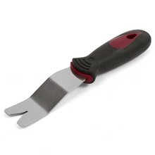 Car Trim Removal Tool with "V" Notch Double Step Blade Stainless Steel, 200 mm - Short description