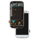 LCD compatible with Samsung I9305 Galaxy S3, (white, original (change glass) )