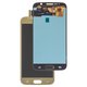 LCD compatible with Samsung G920 Galaxy S6, (golden, without frame, High Copy, (OLED))