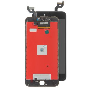 Дисплей для iPhone 6S Plus, черный, с рамкой, AAA, с пластиками камеры и датчика приближения, tianma