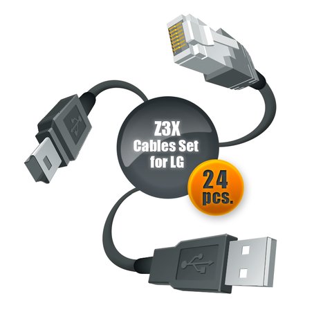 Z3X Box Cables Set for LG 24 pcs. 