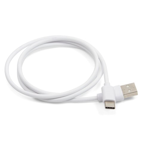 USB Cable, USB type A, USB type C, 120 cm, white 