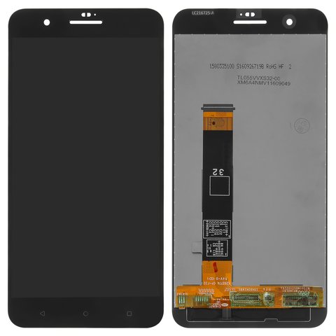 LCD compatible with HTC One X10, black 
