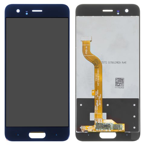 LCD compatible with Huawei Honor 9, dark blue, type 1 , without frame, High Copy, STF L09 STF L19 