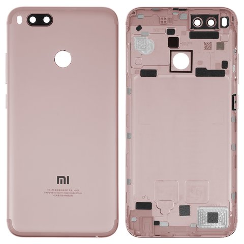 Housing Back Cover compatible with Xiaomi Mi 5X, Mi A1, pink, MDG2, MDI2, MDE2 