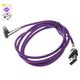 Charging Cable Baseus MVP Elbow, (USB type-A, Lightning, 100 cm, 2.4 A, dark blue) #CALMVP-D03
