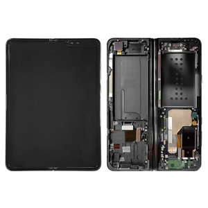 LCD compatible with Samsung F900F Galaxy Fold, black, with frame, Original, service pack  #GH82 20132B