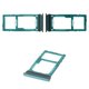 SIM Card Holder compatible with Samsung A525 Galaxy A52, A526 Galaxy A52 5G, A725 Galaxy A72, A726 Galaxy A72 5G, (blue)