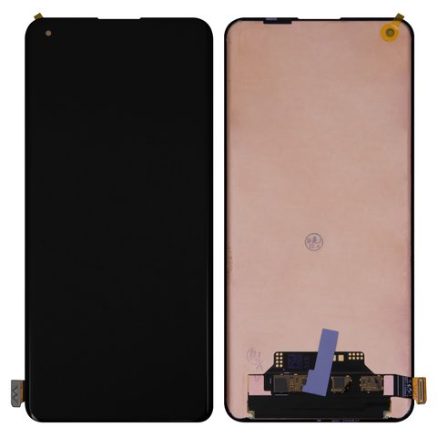 LCD compatible with OnePlus 9 Pro; Oppo Find X3, Find X3 Pro, black, without frame, Original PRC , LE2121, LE2125, LE2123, LE2120, LE2127, PEDM00, CPH2173, PEEM00, OPG03