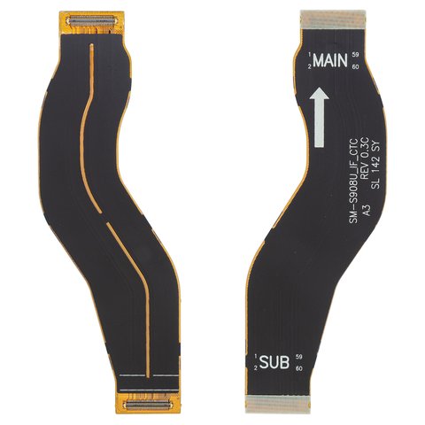 Flat Cable compatible with Samsung S908 Galaxy S22 Ultra 5G, for mainboard, High Copy 