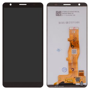 LCD compatible with ZTE Blade A3 2020 , black, without frame, Original PRC , SKI 545 B68 V0.2 