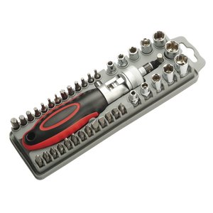 Reversible Ratchet Screwdriver W Bits & Sockets Set Pro'sKit SD 2309